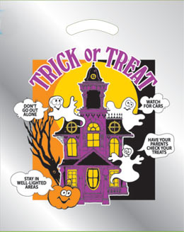 Imprinted Custom Plastic Halloween Bags